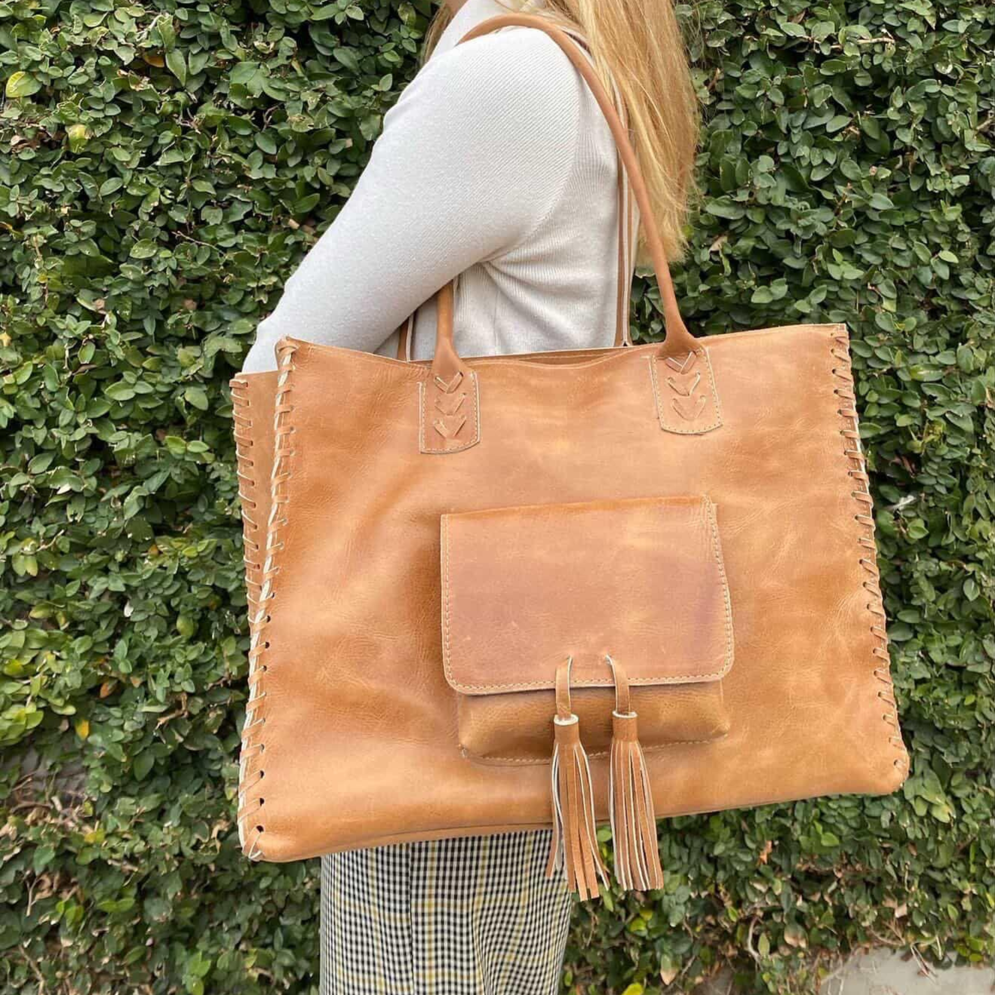 Cartera Allegra camel