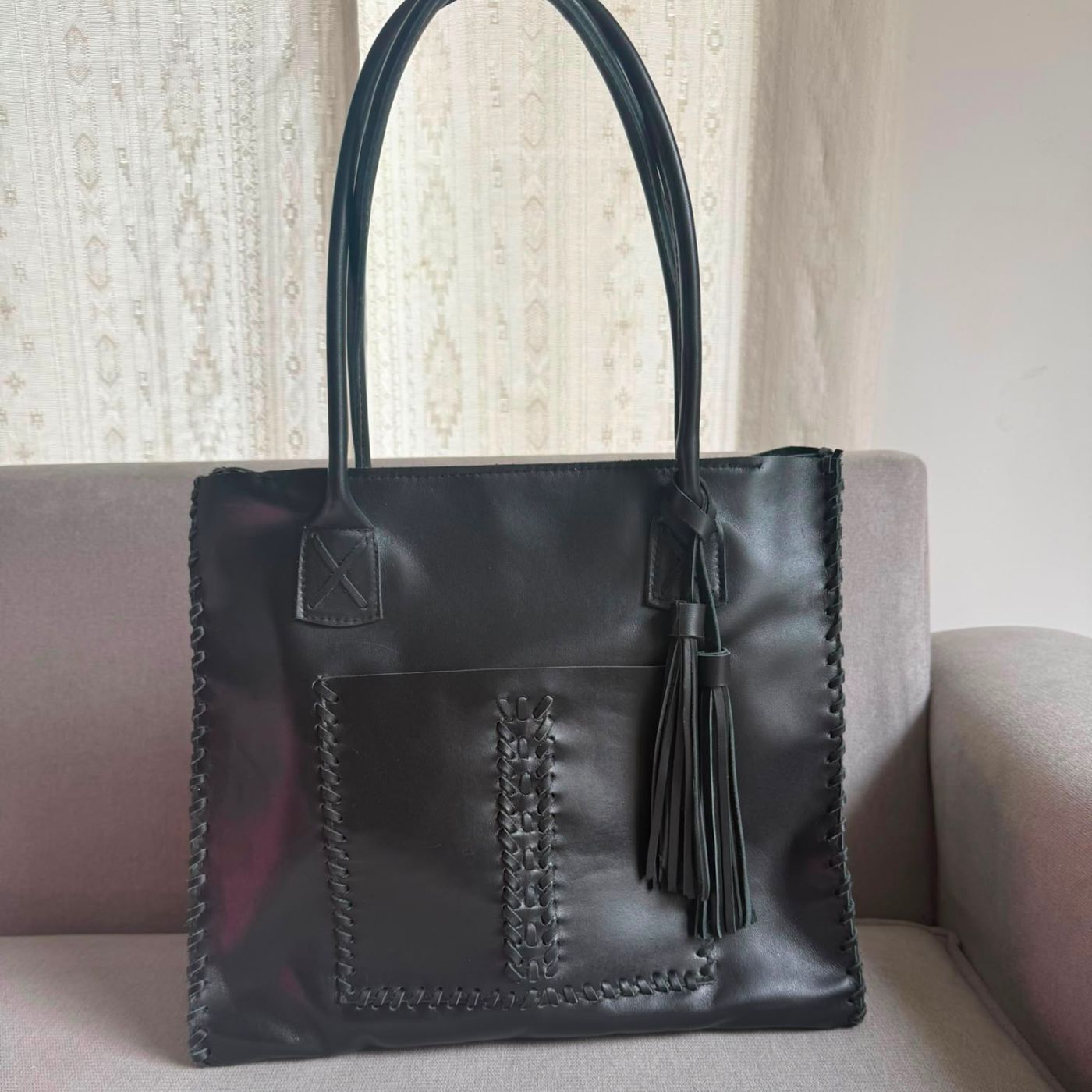 Cartera charrúa negra