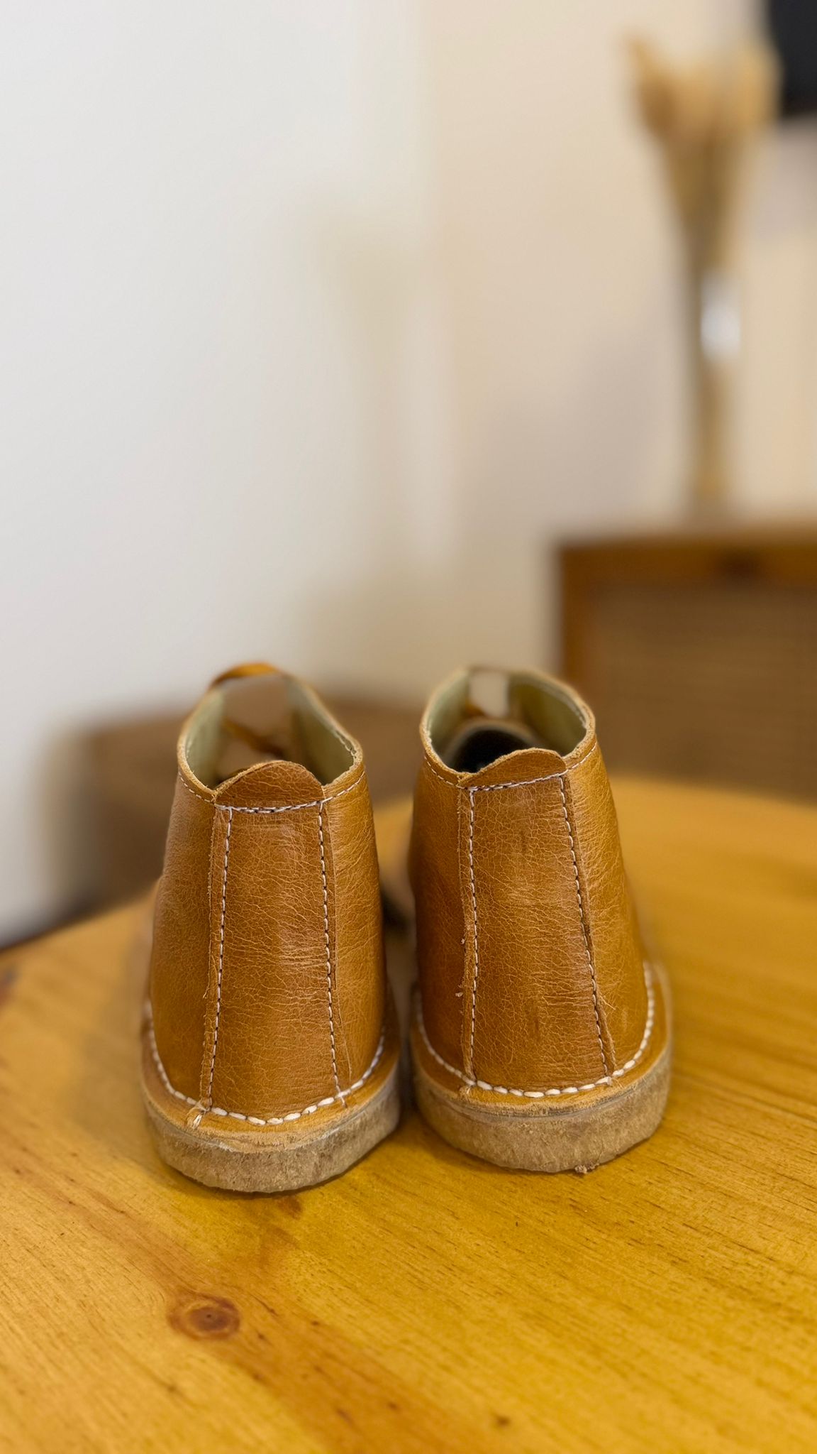 Botas Fray Mocho Cuero liso Caramelo