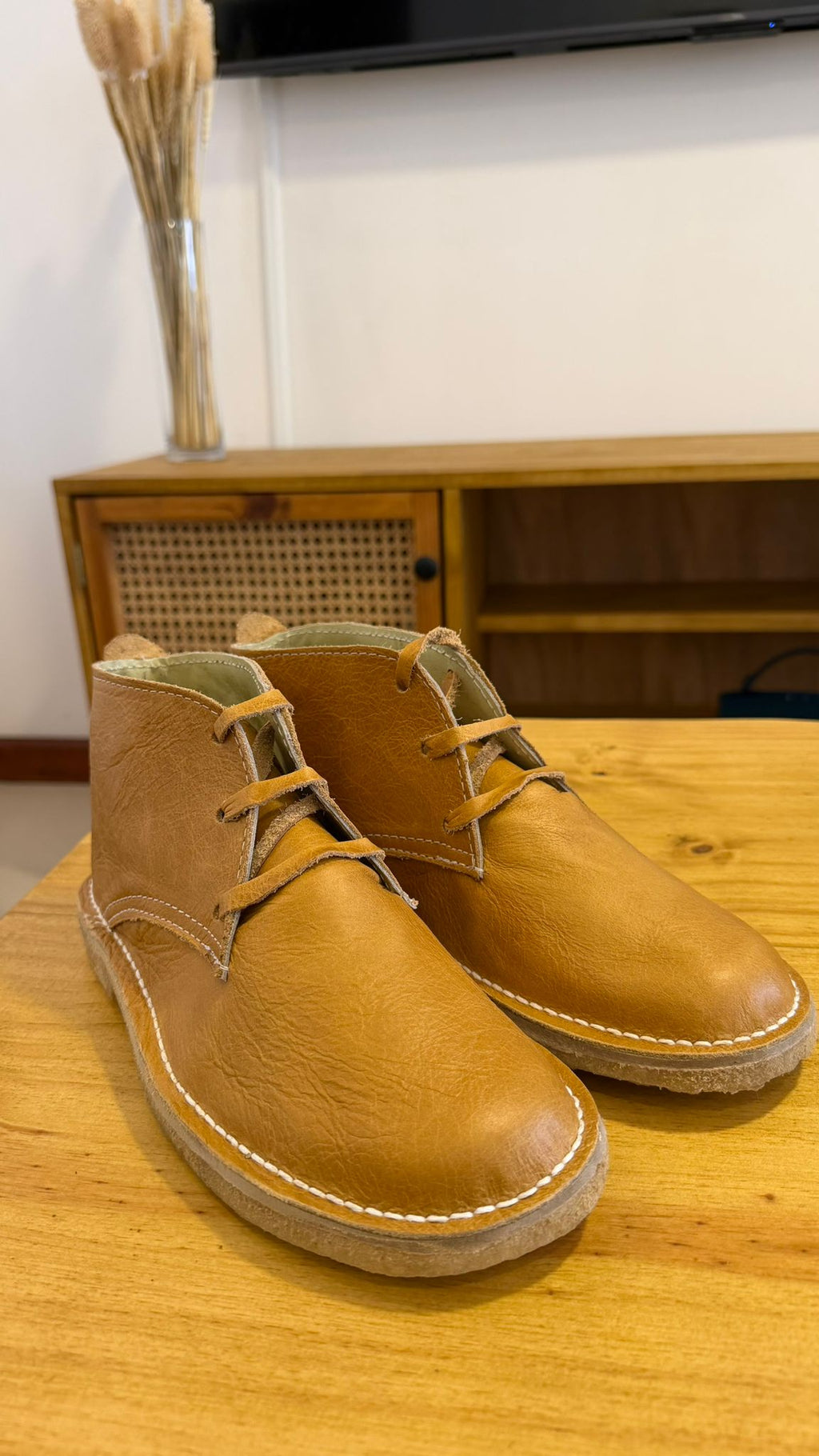 Botas Fray Mocho Cuero liso Caramelo