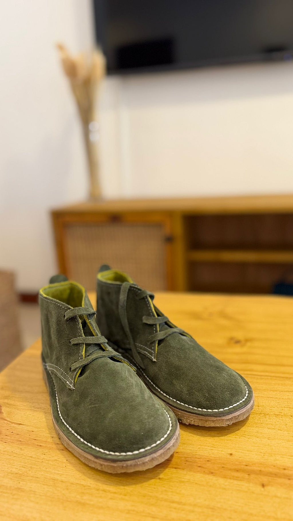 Botas Fray Mocho Gamuza vede musgo