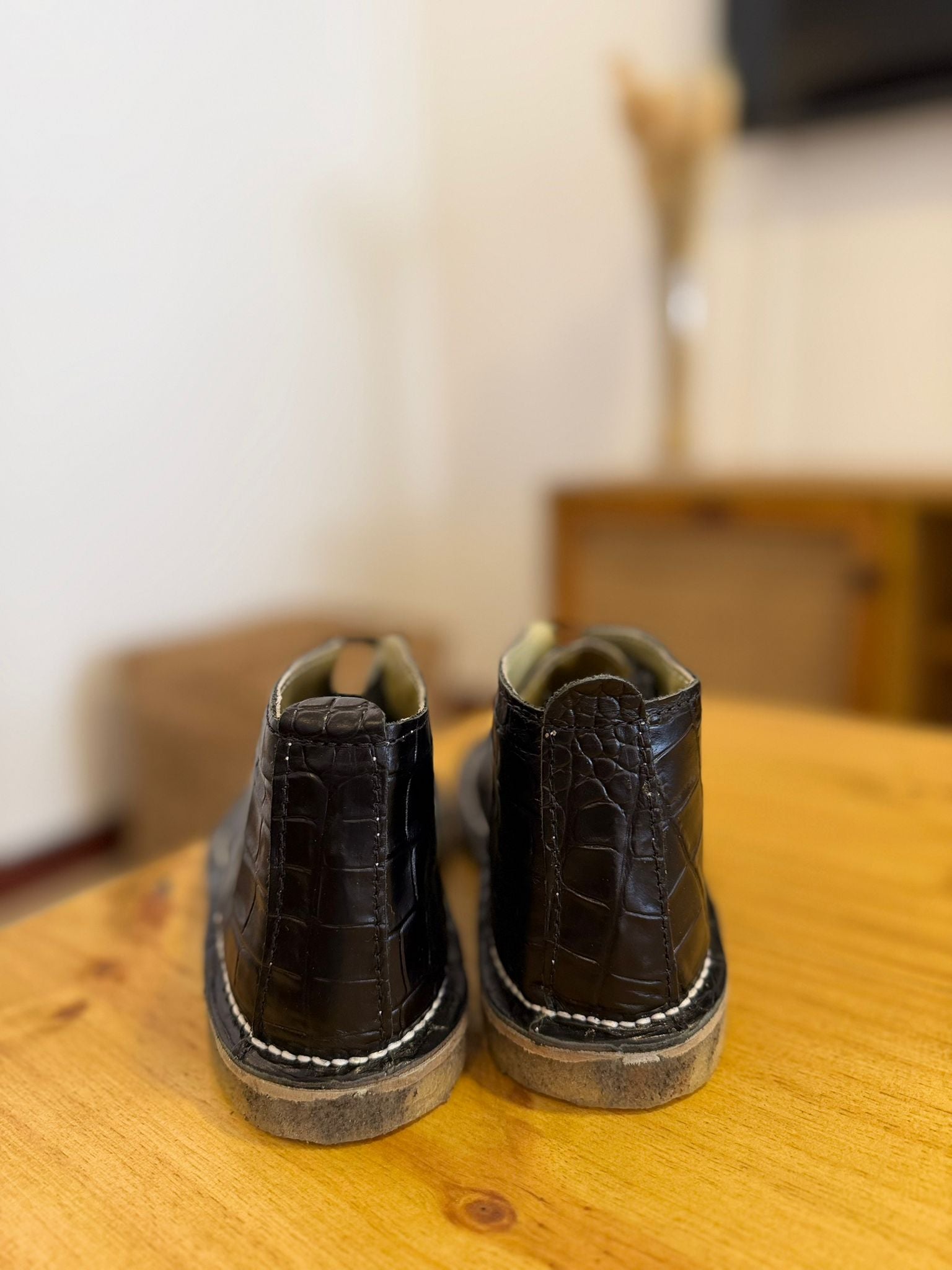 Botas Fray Mocho Croco negro