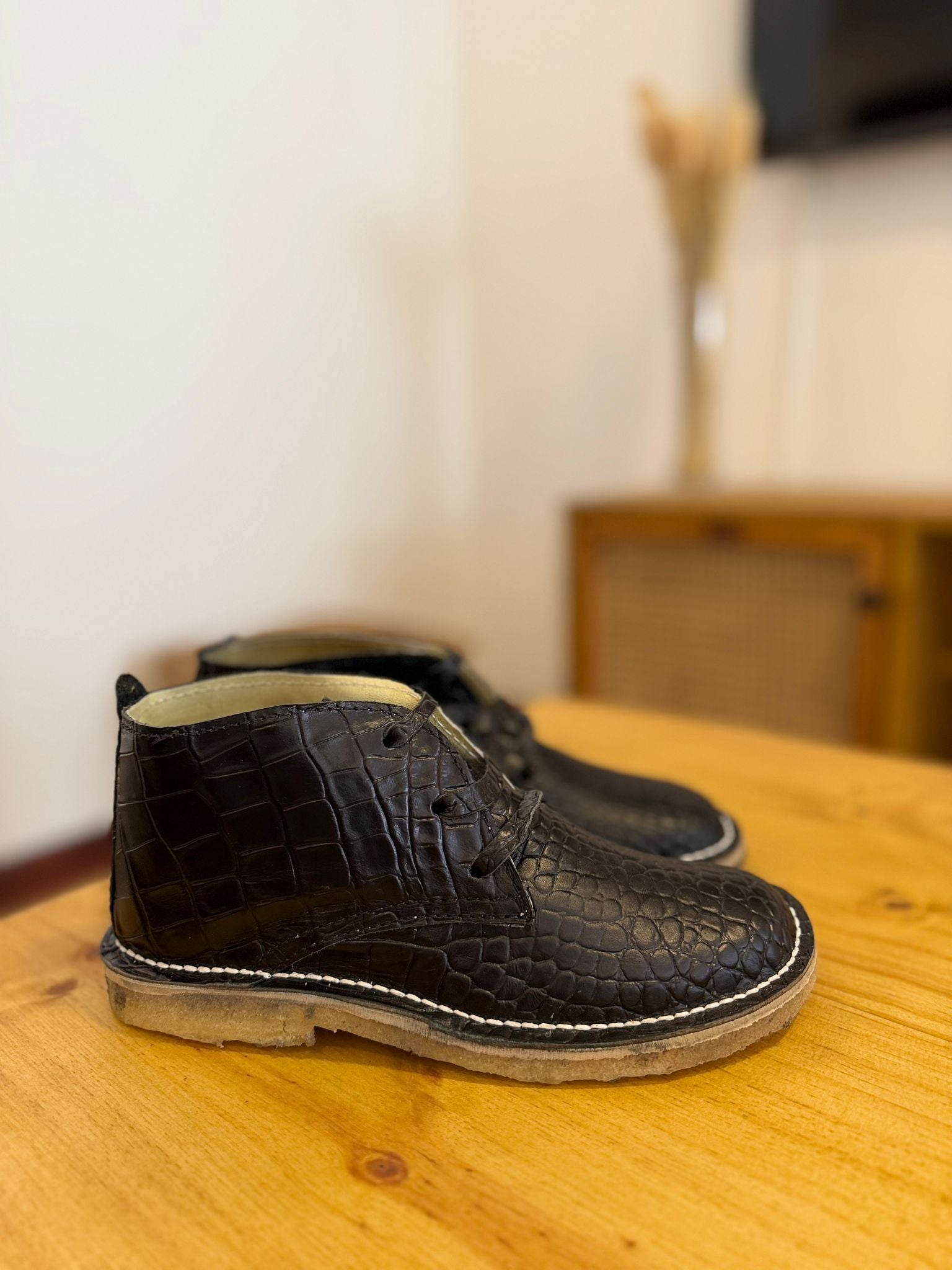 Botas Fray Mocho Croco negro