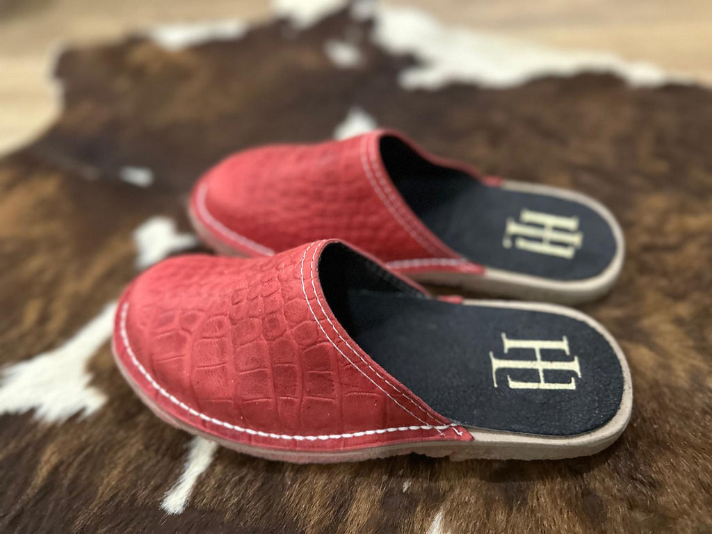 Zapas Clásicas Croco Rojas