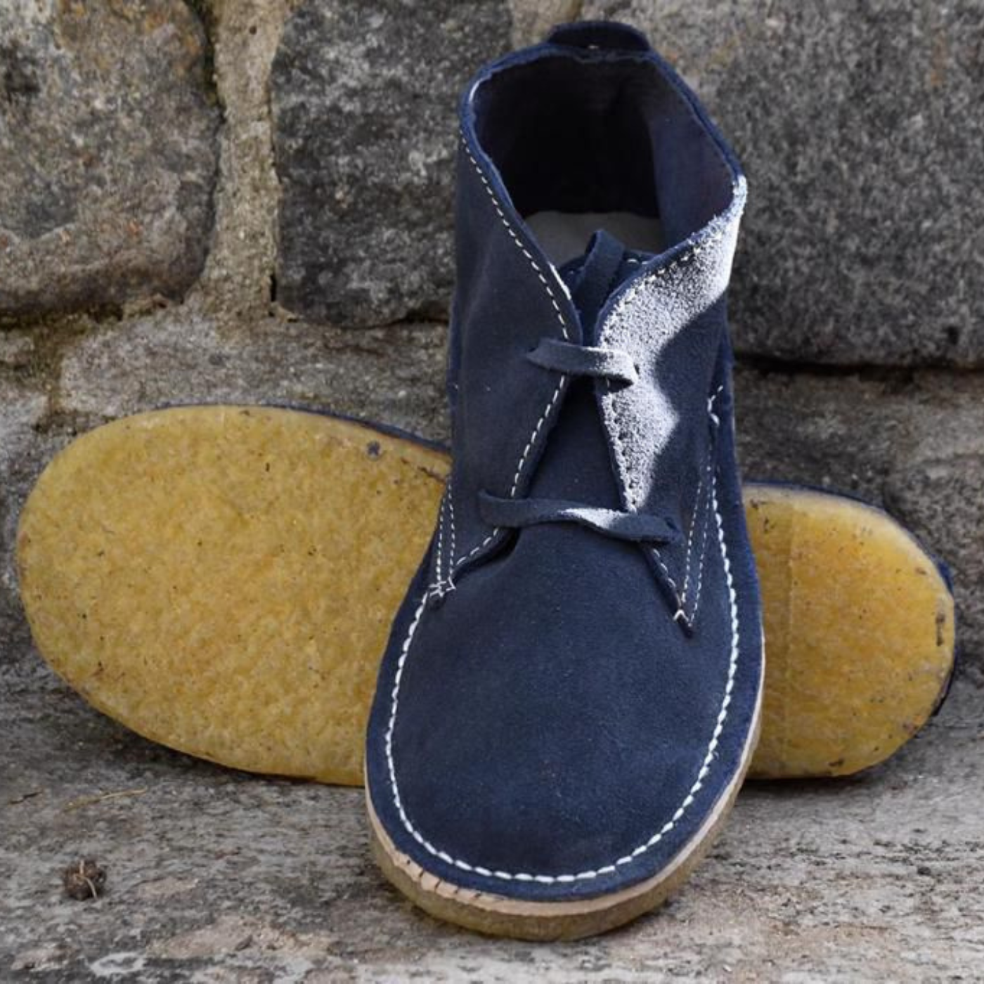 Botas Fray Mocho Gamuza Azul