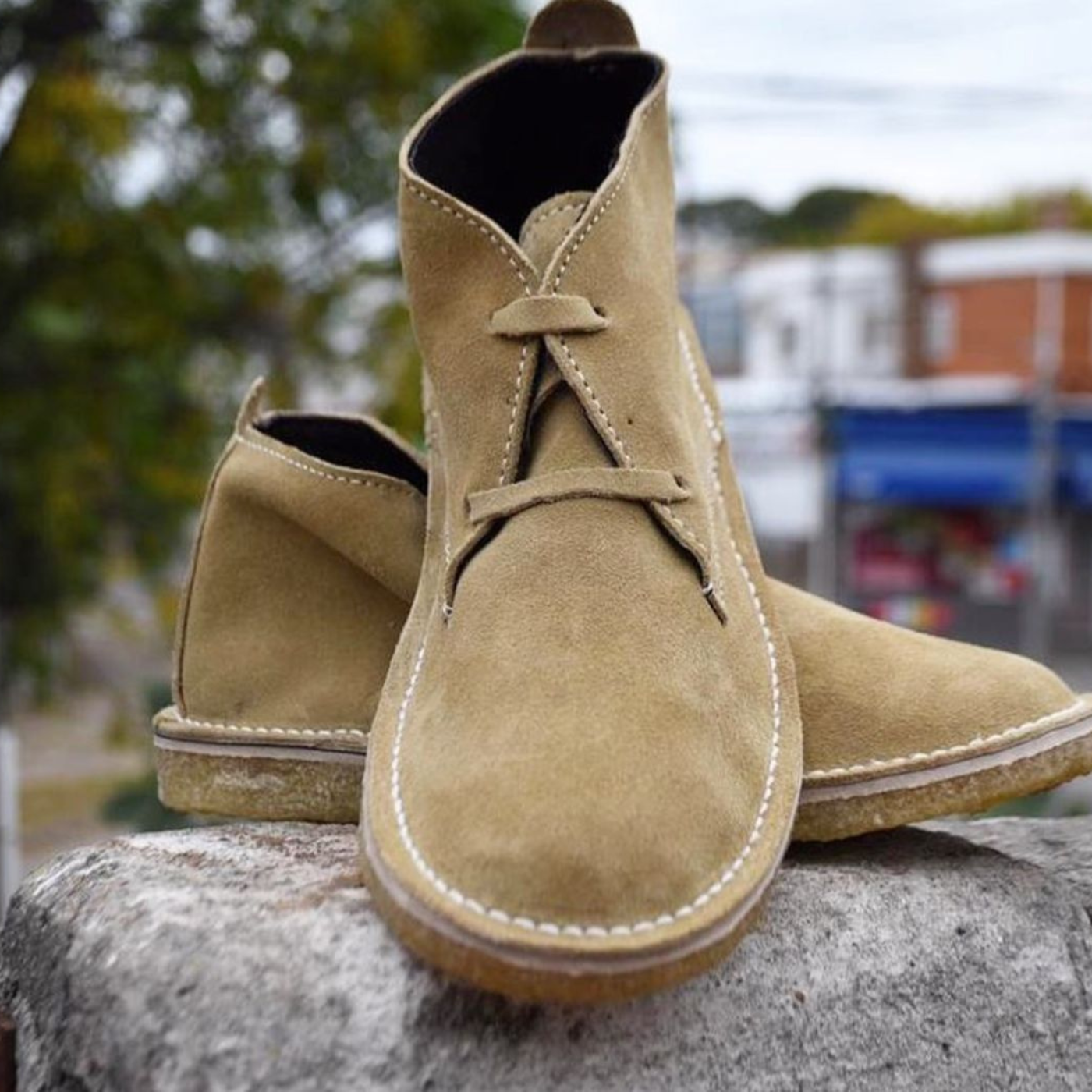 Botas Fray Mocho Gamuza Beige